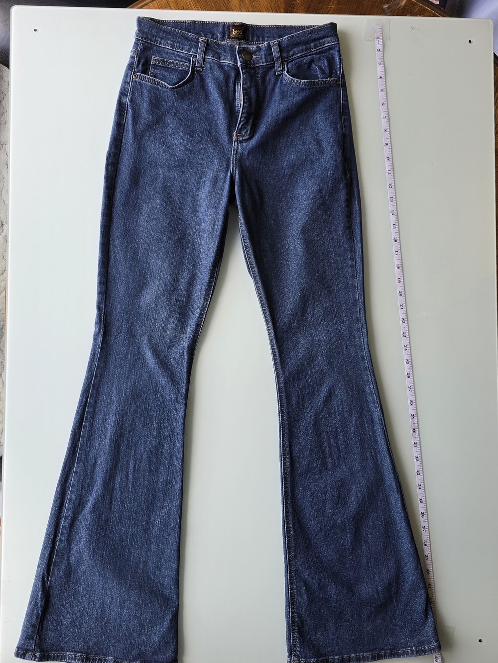 Lee Women's Dark Blue Flare Jeans